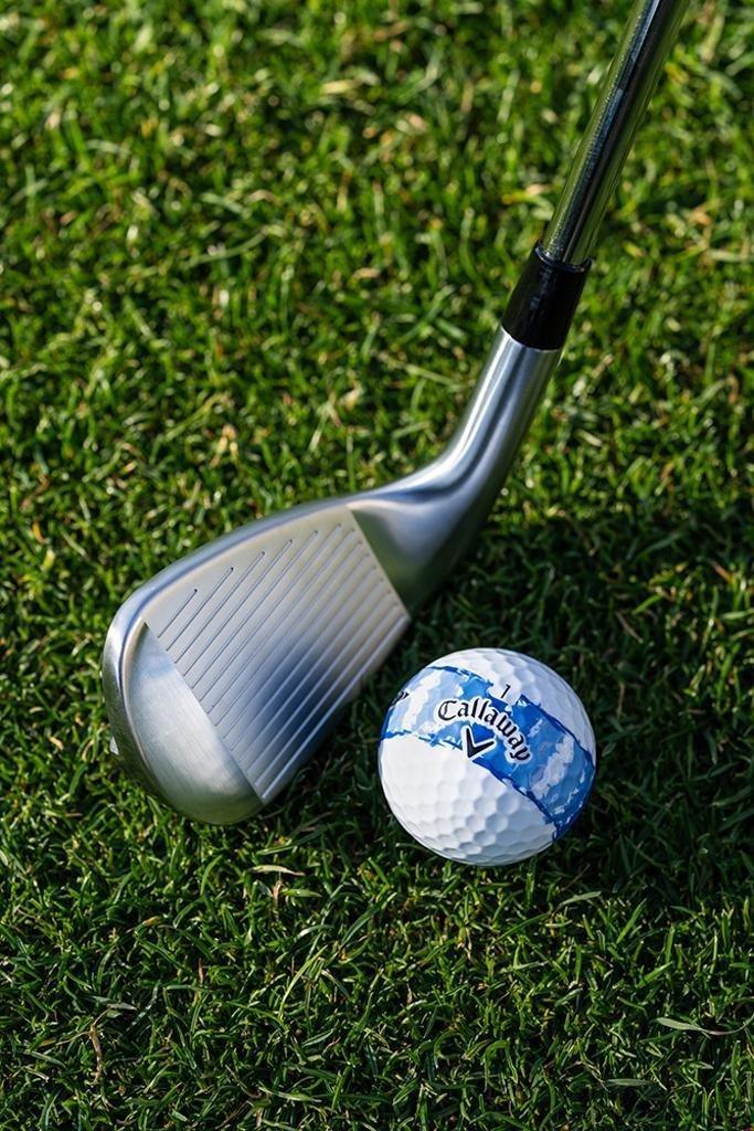 LIMITED - Callaway Supersoft piłki golfowe, DISTRESSED BLUE STRIPE