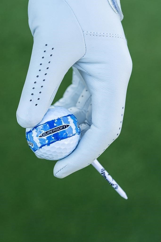 LIMITED - Callaway Supersoft piłki golfowe, DISTRESSED BLUE STRIPE