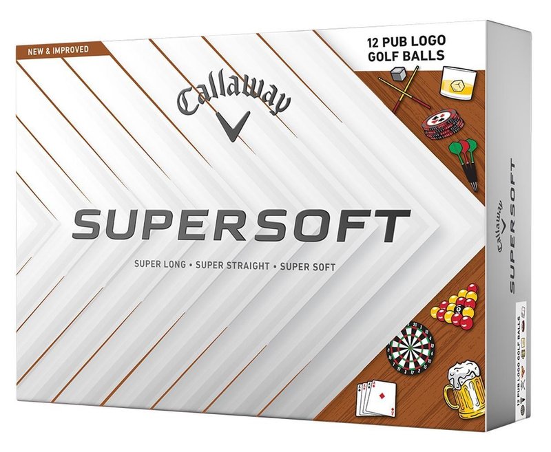 LIMITED - Callaway Supersoft piłki golfowe, PUB