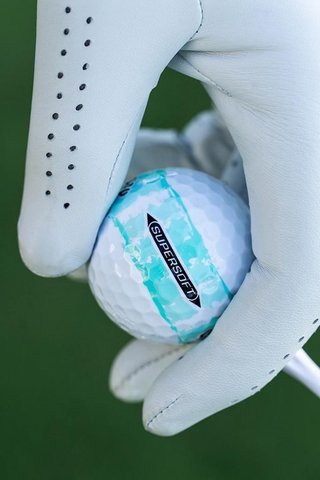 LIMITED - Callaway Supersoft piłki golfowe, DISTRESSED TEAL STRIPE