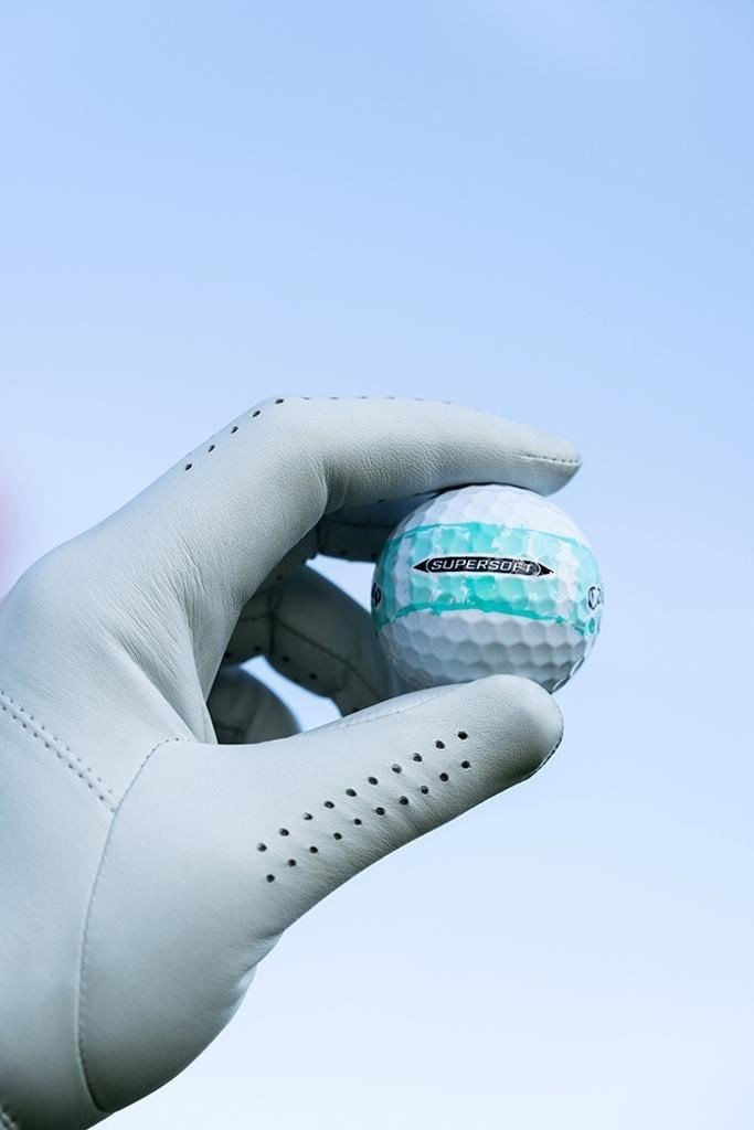 LIMITED - Callaway Supersoft piłki golfowe, DISTRESSED TEAL STRIPE
