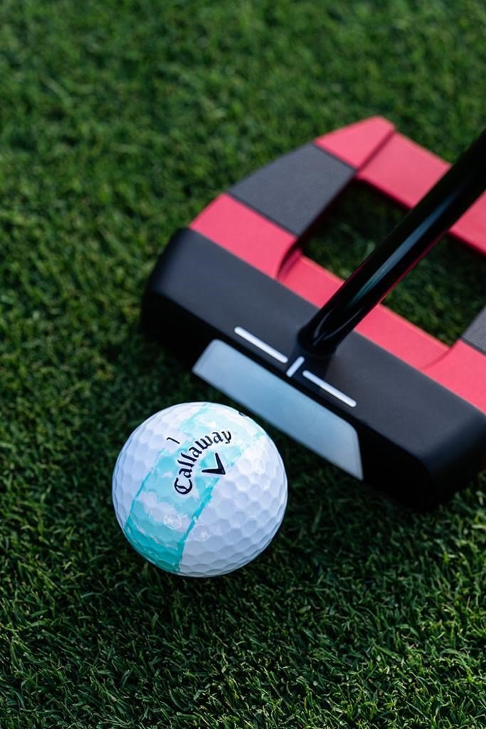 LIMITED - Callaway Supersoft piłki golfowe, DISTRESSED TEAL STRIPE