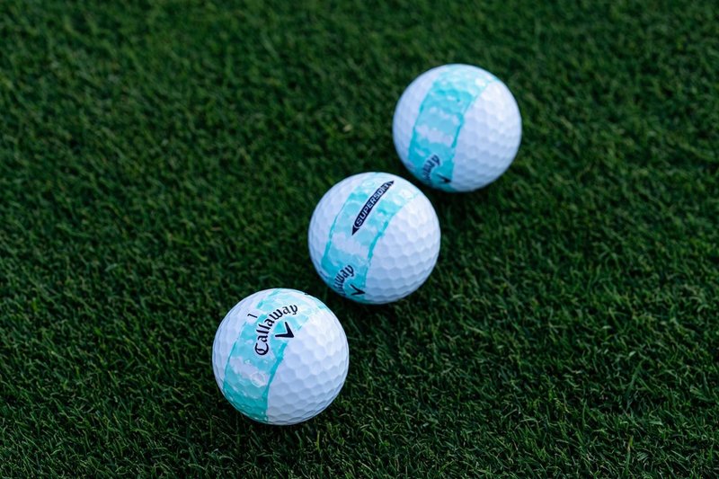 LIMITED - Callaway Supersoft piłki golfowe, DISTRESSED TEAL STRIPE