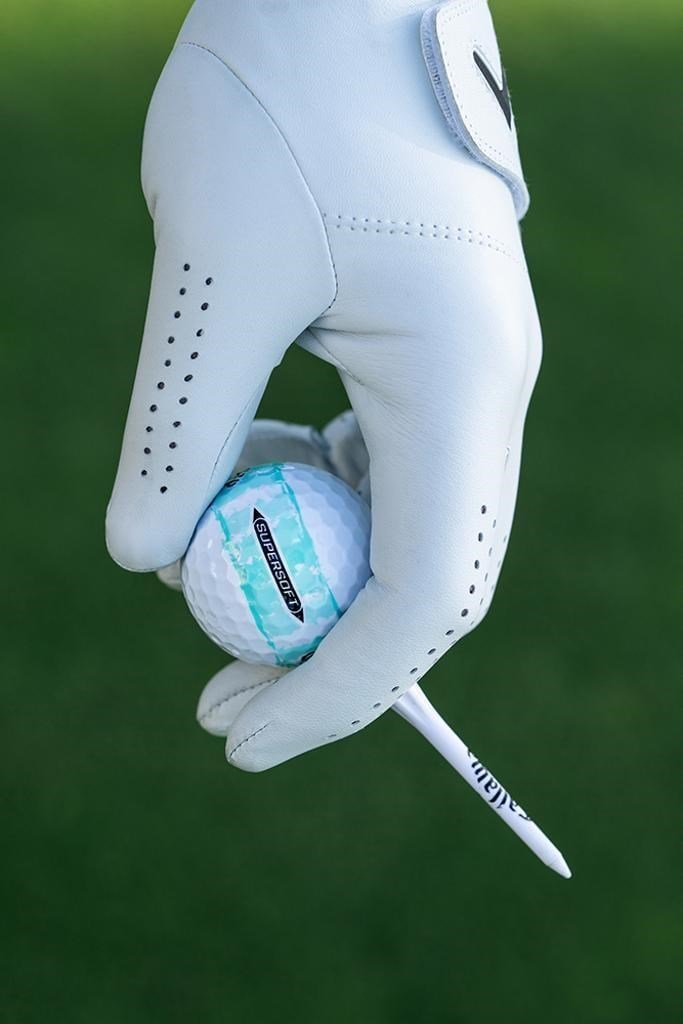LIMITED - Callaway Supersoft piłki golfowe, DISTRESSED TEAL STRIPE