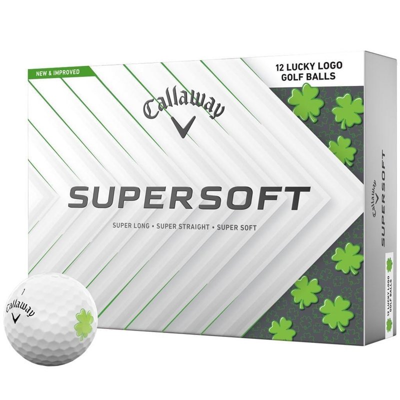 LIMITED - Callaway Supersoft LUCKY piłki golfowe