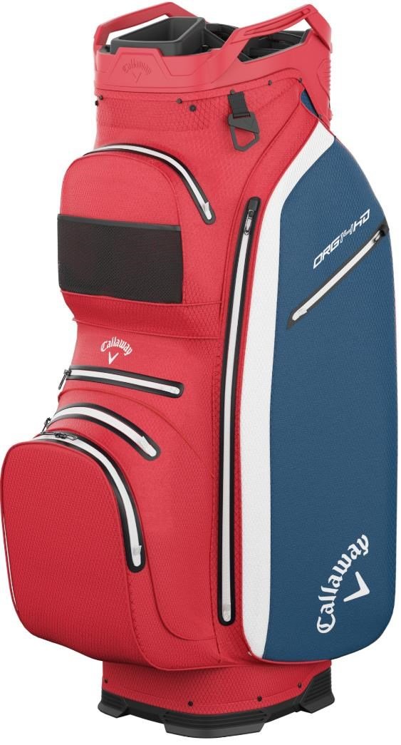 Callaway ORG 14 HD cart bag, czerwono/biało/granatowy