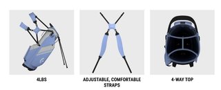 Callaway Chase stand bag, biało/srebrno/royal