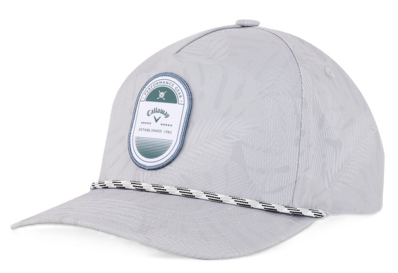 Callaway Birdie Brigade męska czapka z daszkiem, grey palm/breeeze