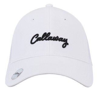 Callaway Stitch Magnet damska czapka z daszkiem, biała