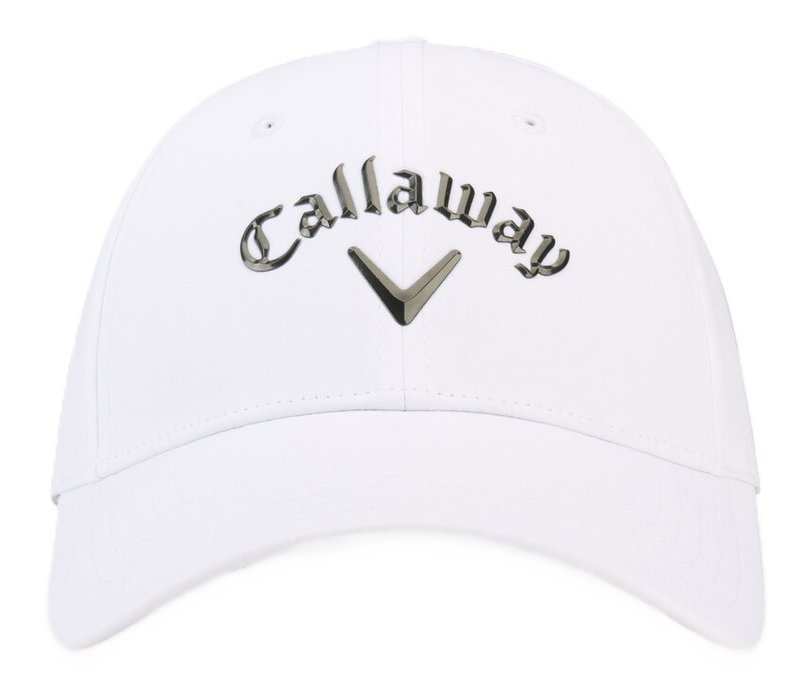 Callaway Liquid Metal damska czapka z daszkiem, gunmetal/białe