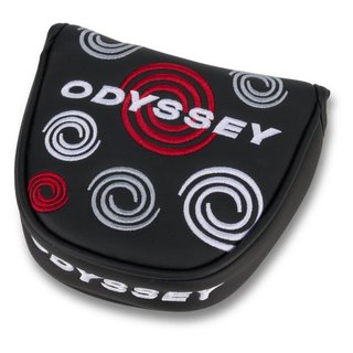 Odyssey Swirl Mallet putter headcover, czarny