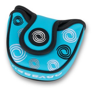 Odyssey Swirl Mallet putter headcover, niebieski