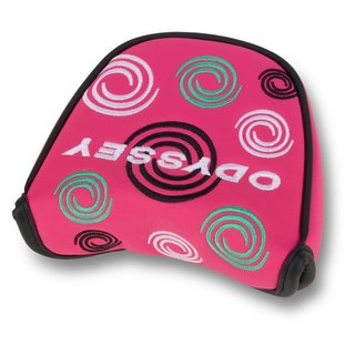Odyssey Swirl Mallet putter headcover, różowy