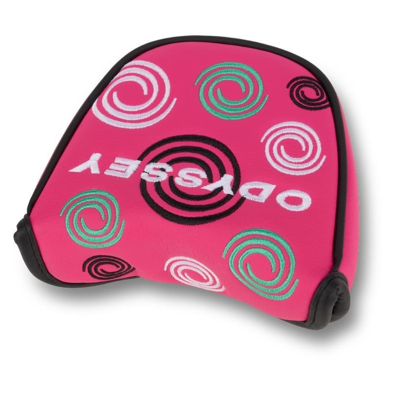 Odyssey Swirl Mallet putter headcover, różowy