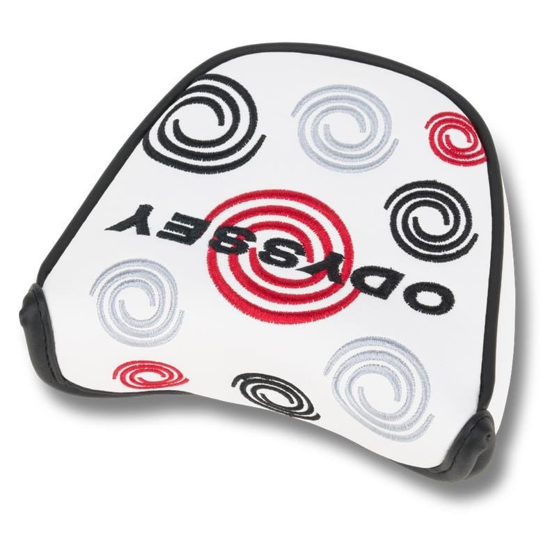 Odyssey Swirl Mallet putter headcover, biały
