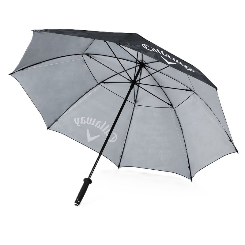 Callaway Double Canopy 64" Shield parasol golfowy, czarny/camo