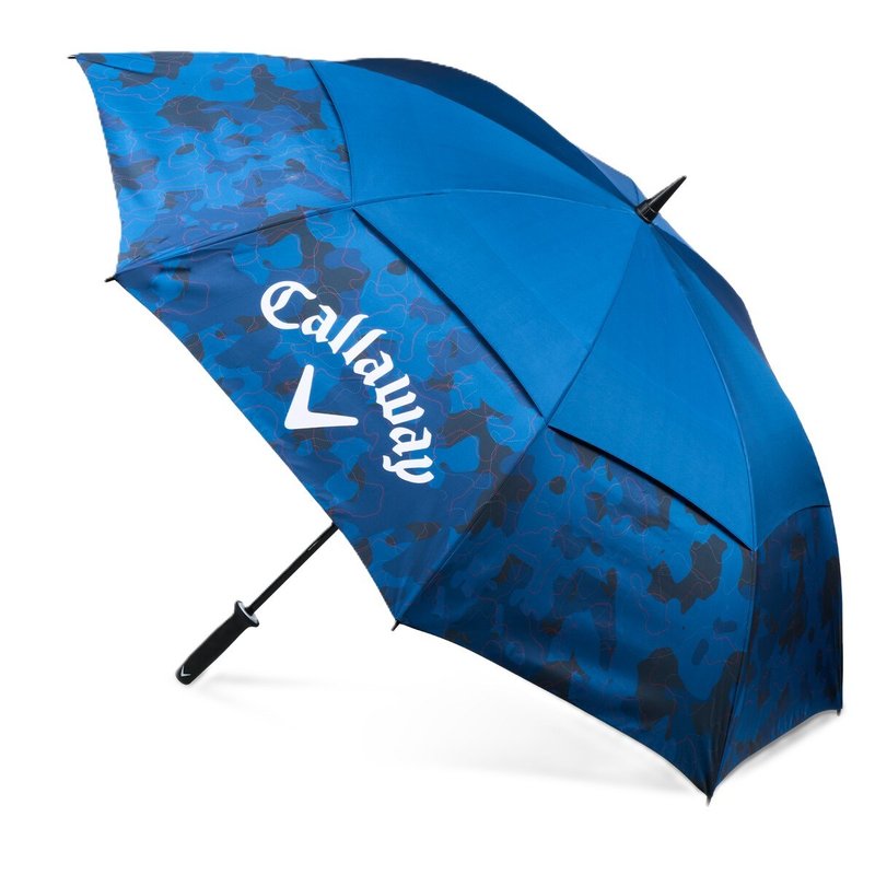 Callaway Double Canopy 64" Shield parasol golfowy, niebiesko/czerwony