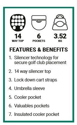 Ogio All Elements Silencer cart bag, paradise