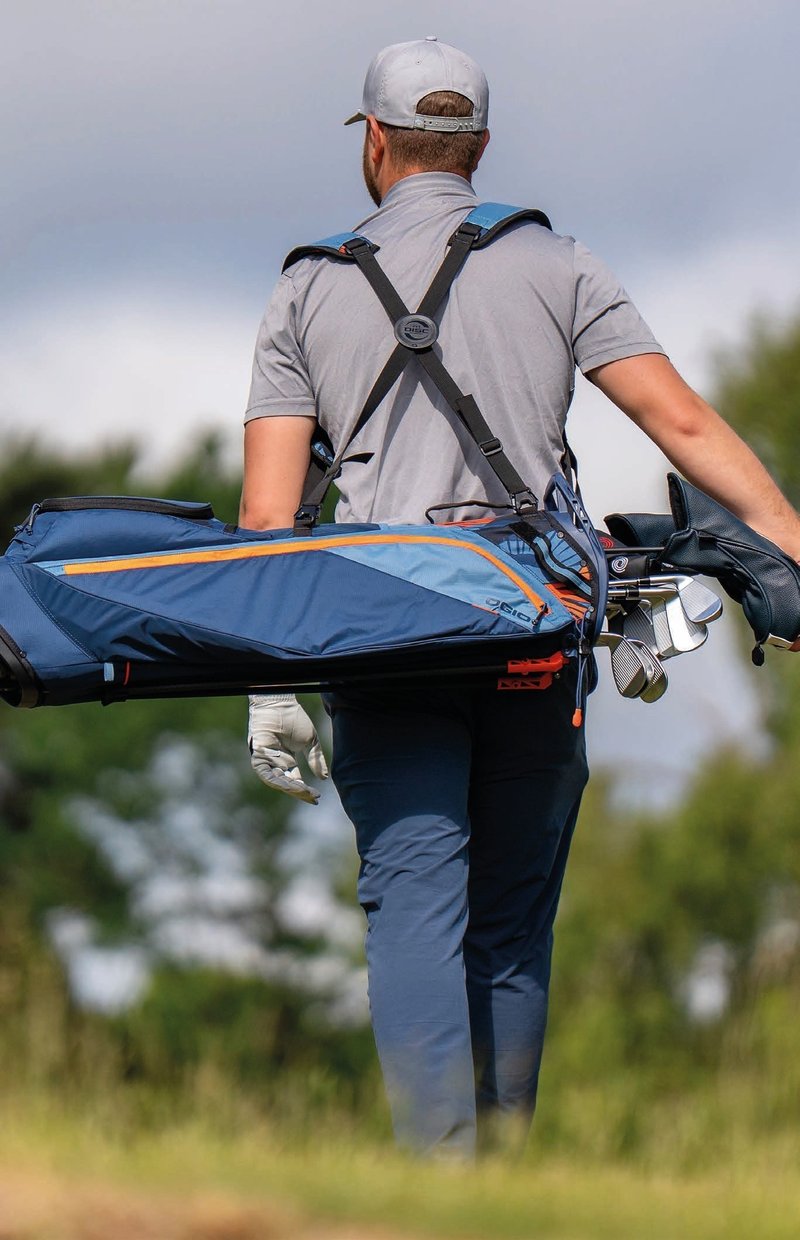 Ogio Featherlite stand bag, ham and egg