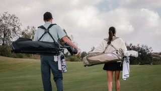 Ogio Featherlite stand bag, ham and egg