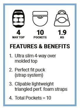 Ogio Featherlite stand bag, poker