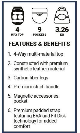 Ogio Shadow stand bag, szary