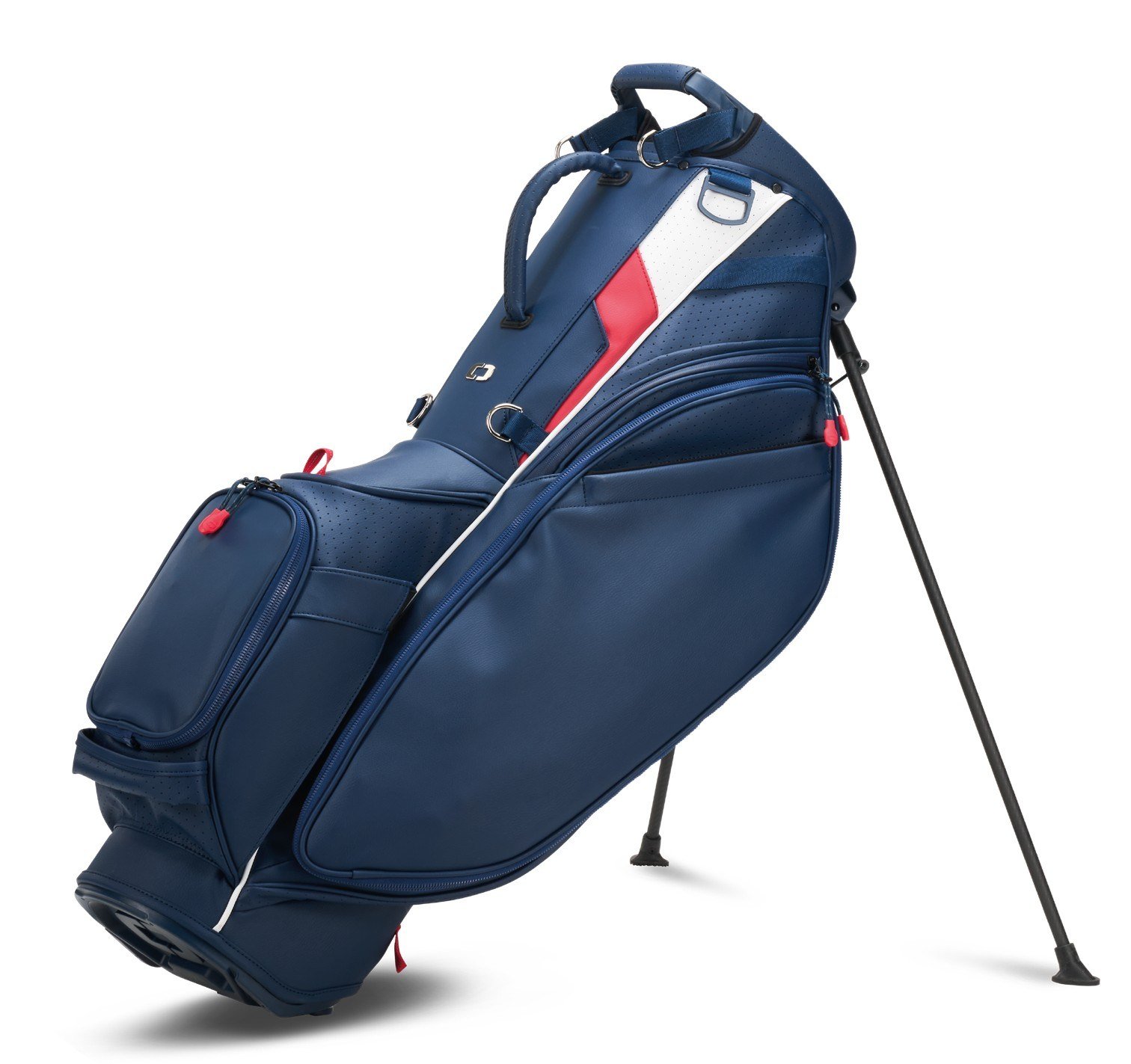 Ogio Shadow stand bag, czerwono/biało/granatowy
