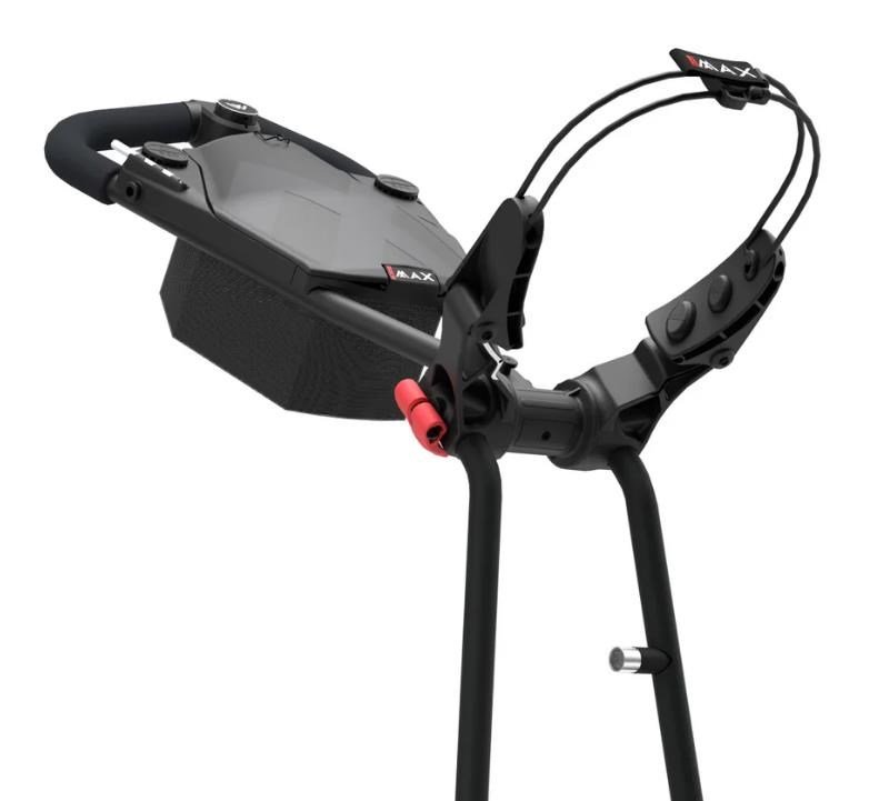 Big Max e-TI elektryczny wózek golfowy, czarny + akumulator, ładowarka, 27+ akumulator