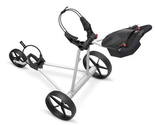 Big Max e-TI elektryczny wózek golfowy, szary + akumulator, ładowarka, 27+ akumulator