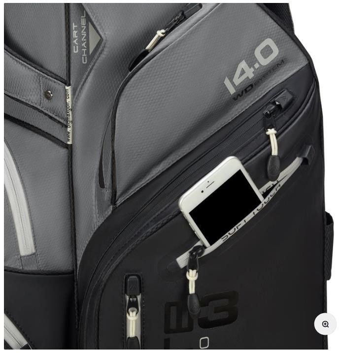 Big Max Dri Lite Silencio 3 cart bag, czarno/szary