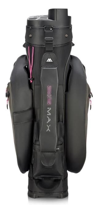 Big Max Dri Lite Silencio 3 cart bag, charcoal/black/fuchsia