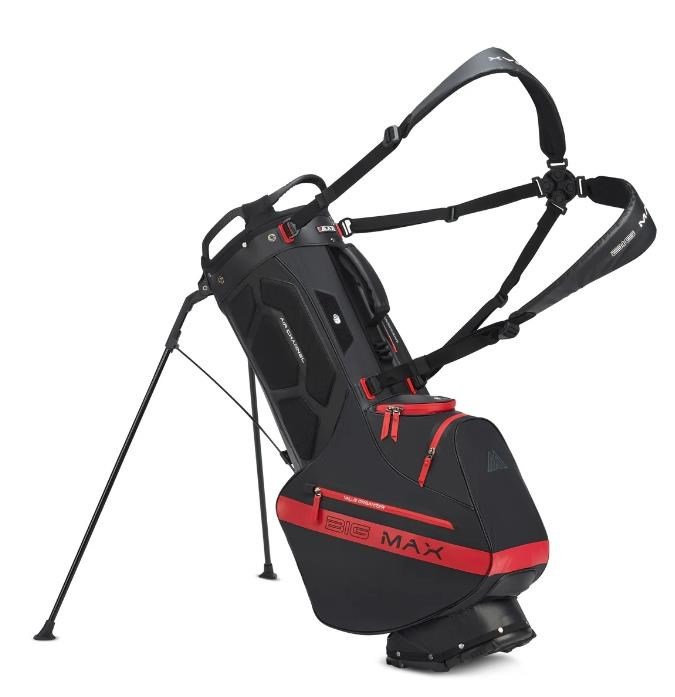 Big Max Aqua Eight H stand bag, czarno/czerwony