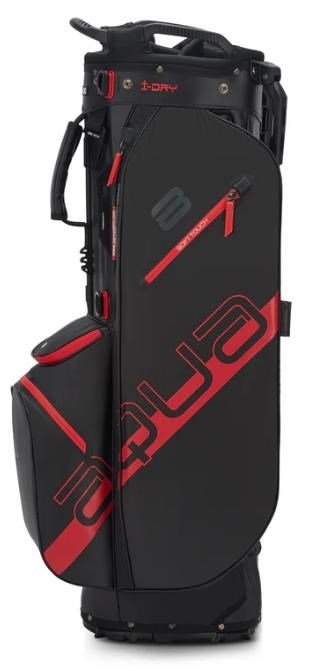 Big Max Aqua Eight H stand bag, czarno/czerwony