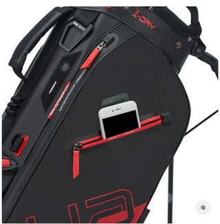 Big Max Aqua Eight H stand bag, czarno/czerwony