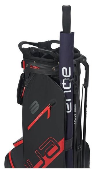 Big Max Aqua Eight H stand bag, czarno/czerwony