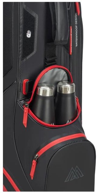 Big Max Aqua Eight H stand bag, czarno/czerwony
