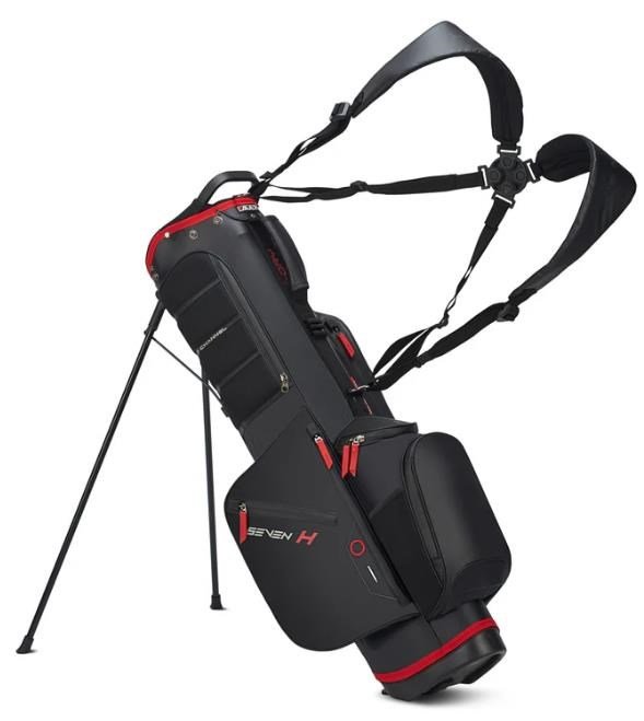 Big Max Aqua Seven H stand bag, czarno/czerwony