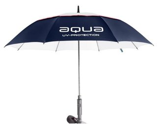 Big Max Aqua UV parasol golfowy, navy/white/red