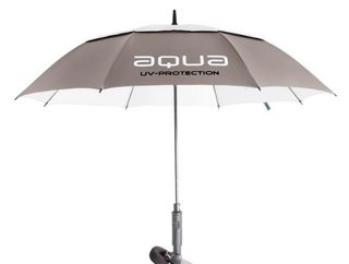 Big Max Aqua UV parasol golfowy, taupe/white/black