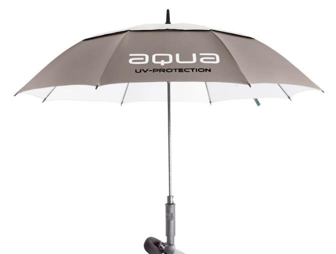 Big Max Aqua UV parasol golfowy, taupe/white/black