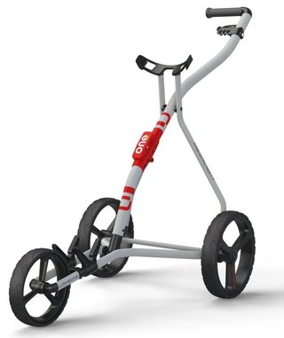 Wishbone One wózek golfowy, biało/czerwony