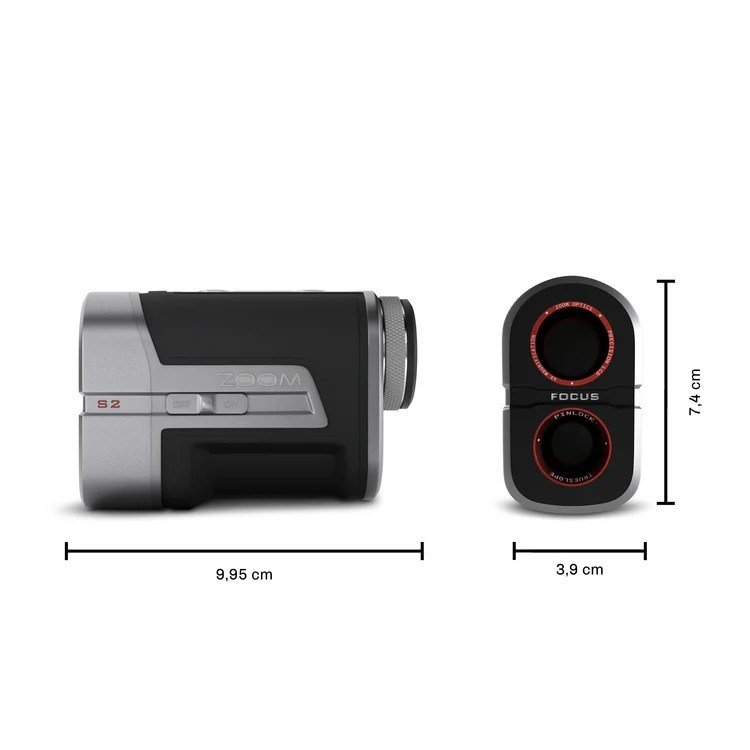 Zoom Focus S2 laserowy dalmierz, czarno/srebrny