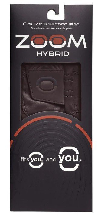 Zoom Hybrid męska rękawiczka golfowa, brązowa