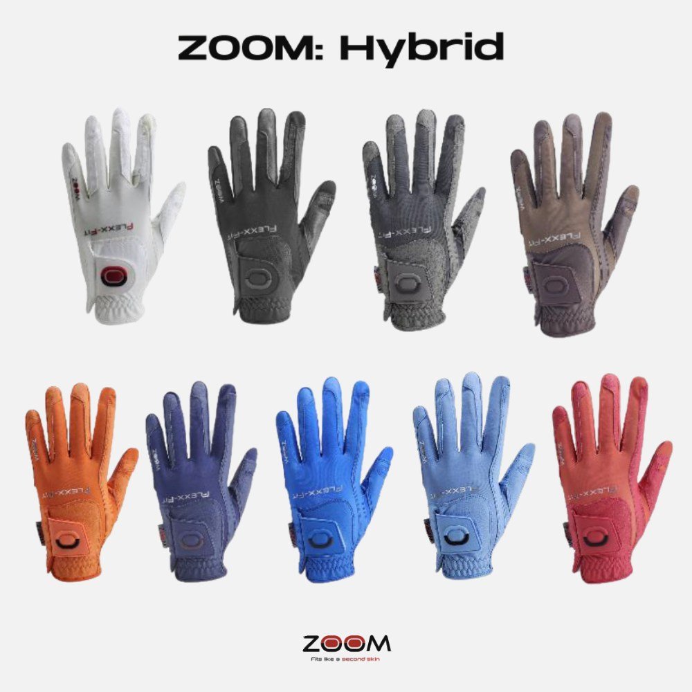 Zoom Hybrid damska rękawiczka golfowa, czerwona