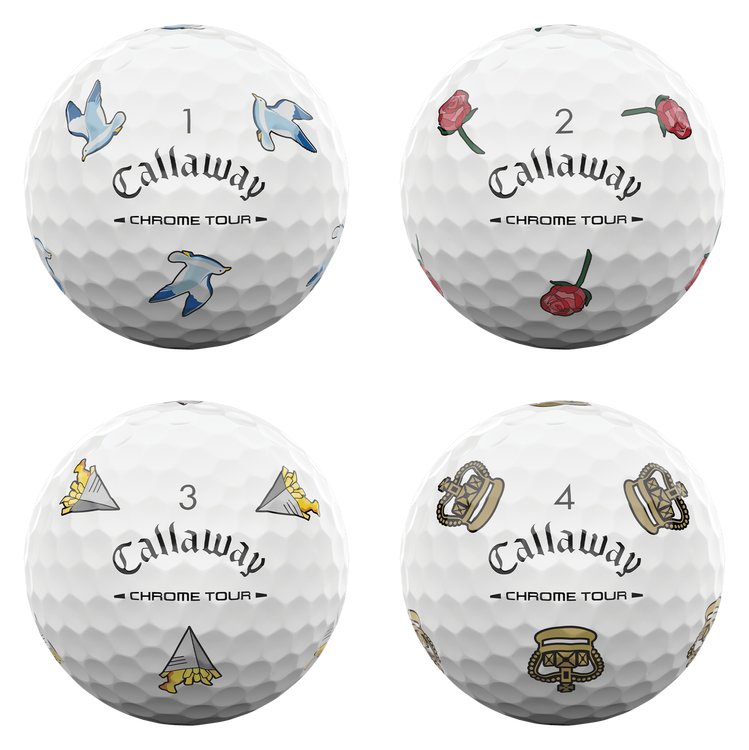 Callaway Limited Edition Chrome Tour Major Series: July Major piłki golfowe 2026 (12 balls)