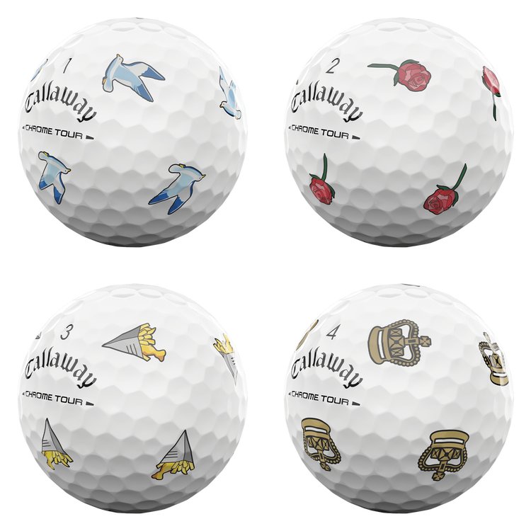 Callaway Limited Edition Chrome Tour Major Series: July Major piłki golfowe 2026 (12 balls)