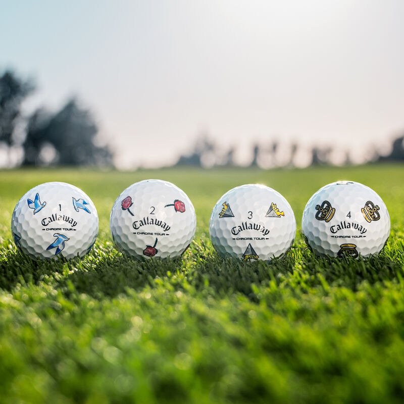 Callaway Limited Edition Chrome Tour Major Series: July Major piłki golfowe 2026 (12 balls)