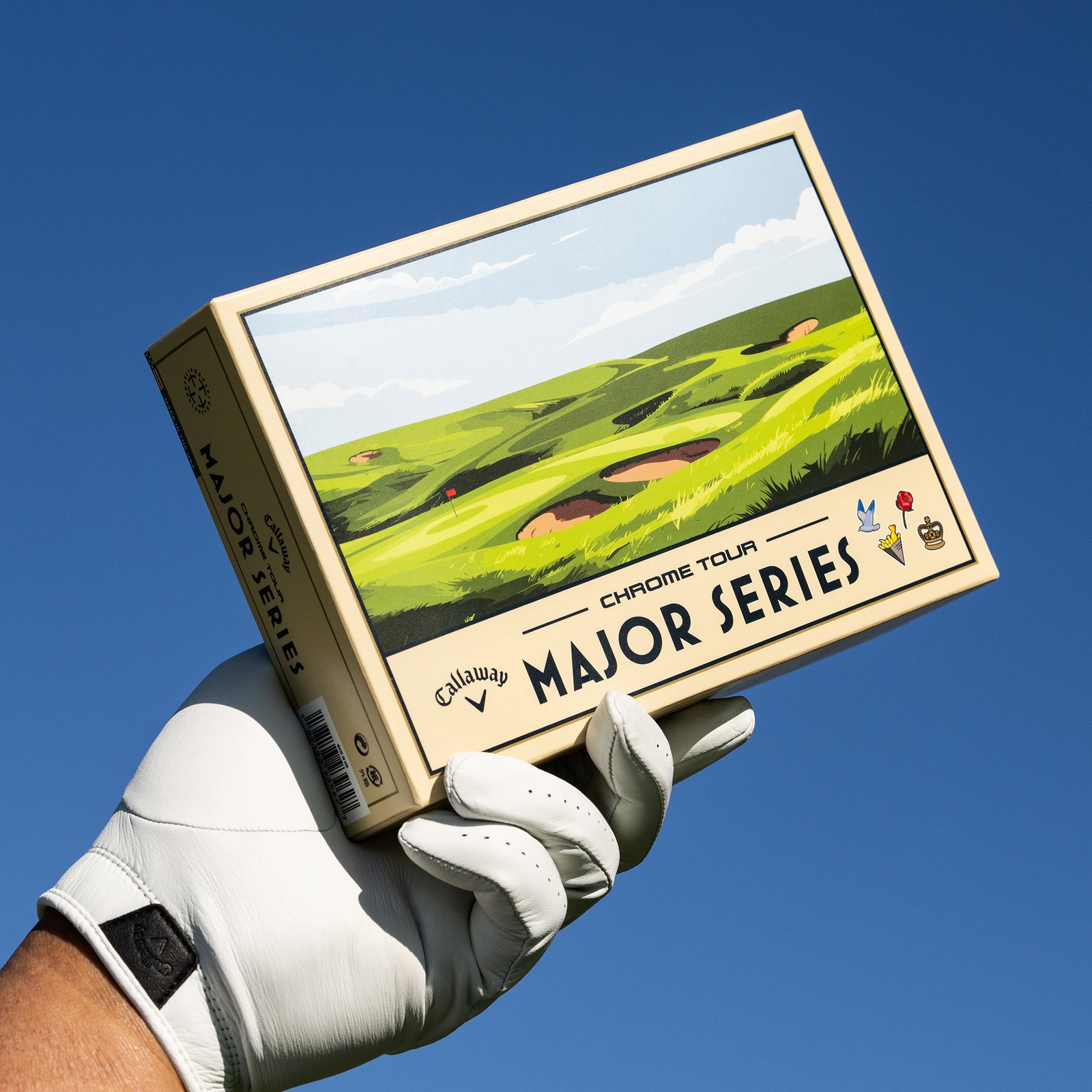 Callaway Limited Edition Chrome Tour Major Series: July Major piłki golfowe 2026 (12 balls)