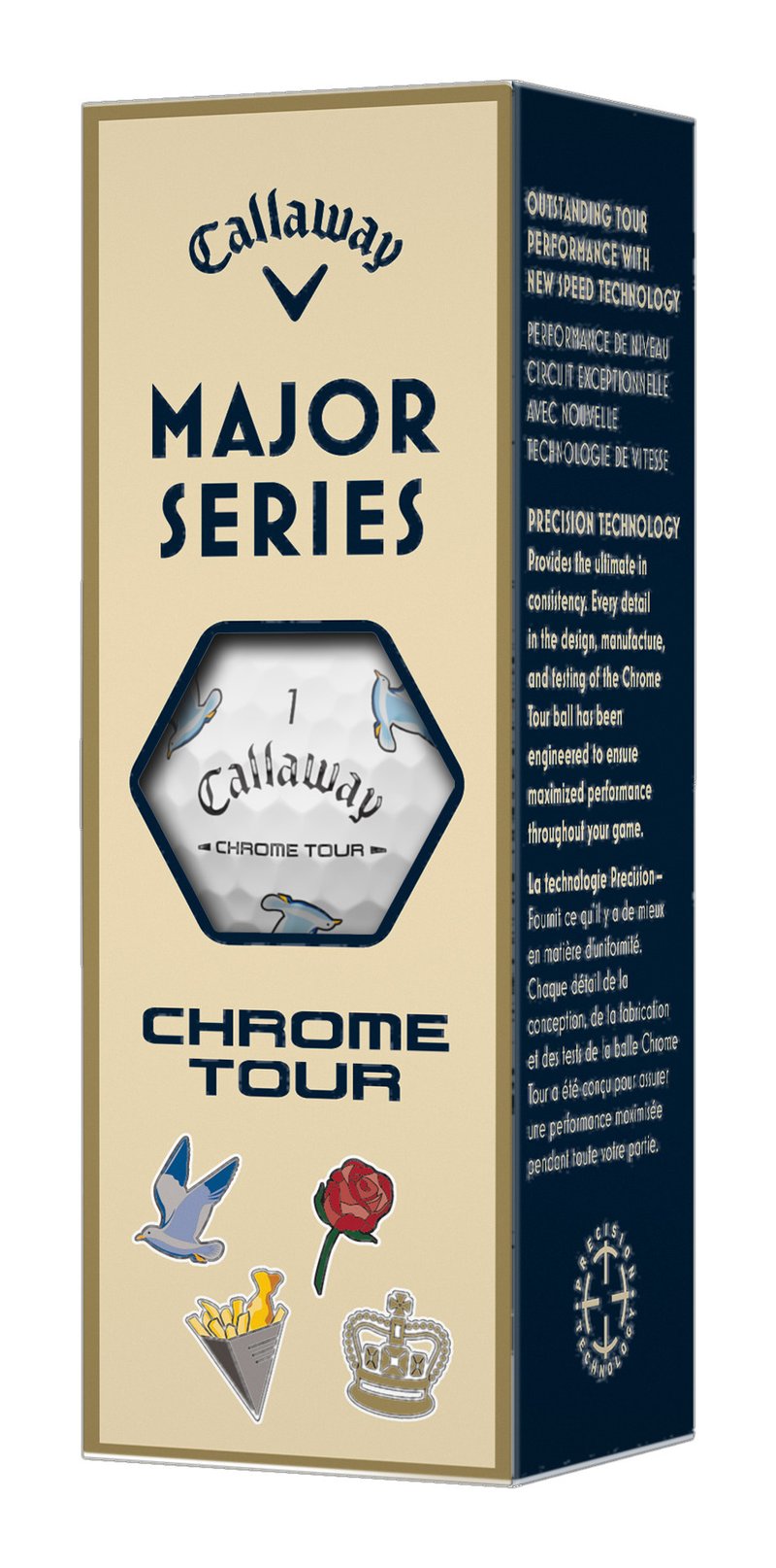 Callaway Limited Edition Chrome Tour Major Series: July Major piłki golfowe 2026 (12 balls)