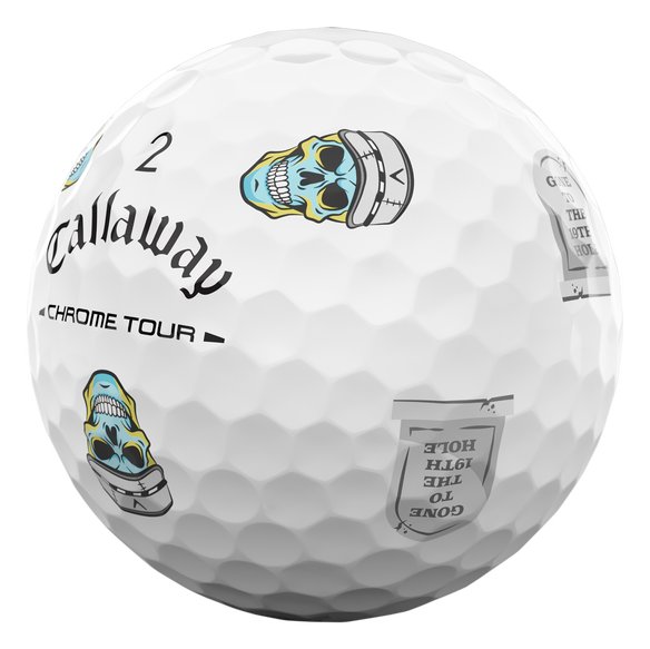 Callaway Chrome Tour Truvis piłki golfowe 2026 (12 szt.), Halloween